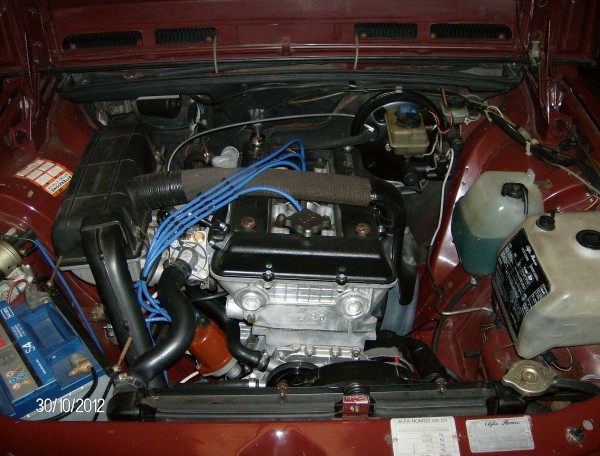 Motorswap, afgesteld, en inmiddels ingereden ...